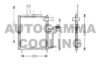 AUTOGAMMA 104457 Condenser, air conditioning